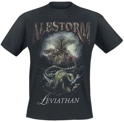 Alestorm T-Shirt Herren Leviathan schwarz Band-Merch, Bands