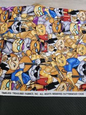Timeless Treasures Musical Happy Cats Print Fabric Cotton Quilting Crafts 1 yd