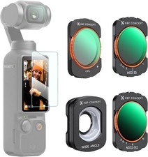 K F CONCEPT Variable ND2-32 ND32-512 CPL Wide Angle Lens for DJI Osmo Pocket 4/3