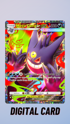 Mega Gengar EX Full Art Mega Shine Pokemon TCG Pocket 2 Star (English) Mega Gengar EX Full Art Mega Shine Pokemon TCG Pocket 2 Star (English)