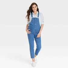 Denim Overalls Maternity Jumpsuit - Isabel Maternity by Ingrid & Isabel