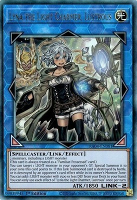Yugioh! Lyna the Light Charmer, Lustrous - RA04-EN081 - Ultimate Rare - 1st Edit