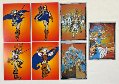 THE THREE MUSKETEERS Skybox 1993 Complete 7-Card CHASE CARD SET (F1-F4 & S1-S3)