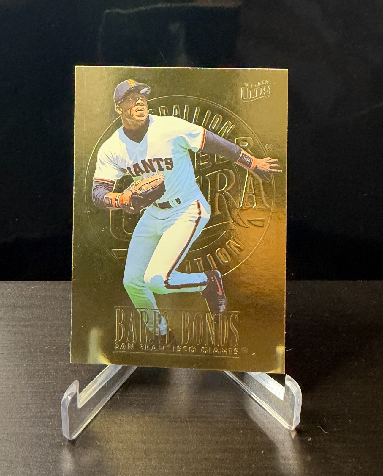 1996 Fleer Ultra Gold Medallion Barry Bonds #290 Giants B1-02