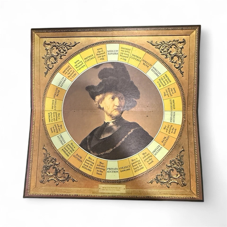 Juego de mesa de colección Obra maestra The Art Auction Parker Brothers 1970 - COMPLETO Foto 2 de 4