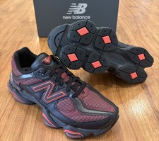 New Balance 9060 'Black/Burgundy' Men Size 9.5 U9060BLA NIB