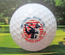 vtg - 1992 U.S. OPEN - Logo golf ball - Pebble Beach Golf Links - USGA