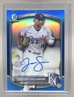 Jac Caglianone 2025 Bowman Chrome #CPA-JCA Blue Refractor Prospect Auto /150