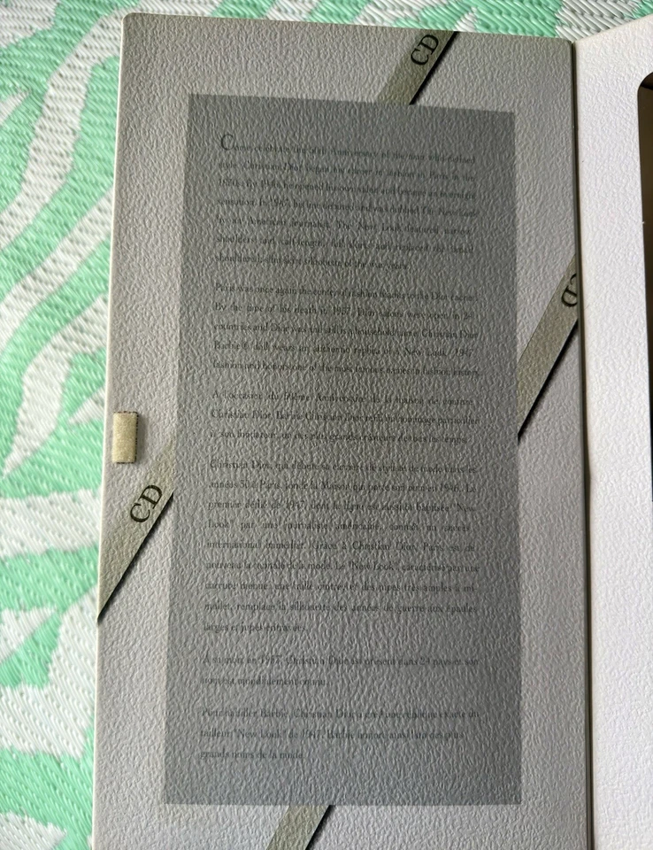 Mattel Christian Dior Paris Barbie Doll 16013 Special Edition NRFB - Image 4 of 4