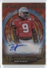 2022 Bowman Inception University Orange Foil /25 Zach Harrison #BIA-ZH Auto 1b03