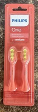 Philips One Brush Heads by Sonicare, 2 Replacement Brush Heads - Coral BH1022/01