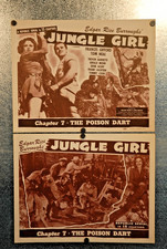 Jungle Girl Movie Serial Lobby Card Ch 7 Lot R47