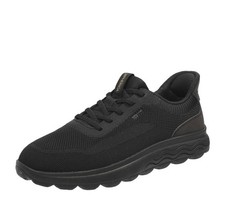Geox Spherica Plus - Sneakers Leggere Traspiranti Nero - Uomo Scarpe Sneakers