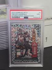 Panini 2021 Donruss Optic Downtown Trevor Lawrence RC Jaguars DT-33 PSA 9