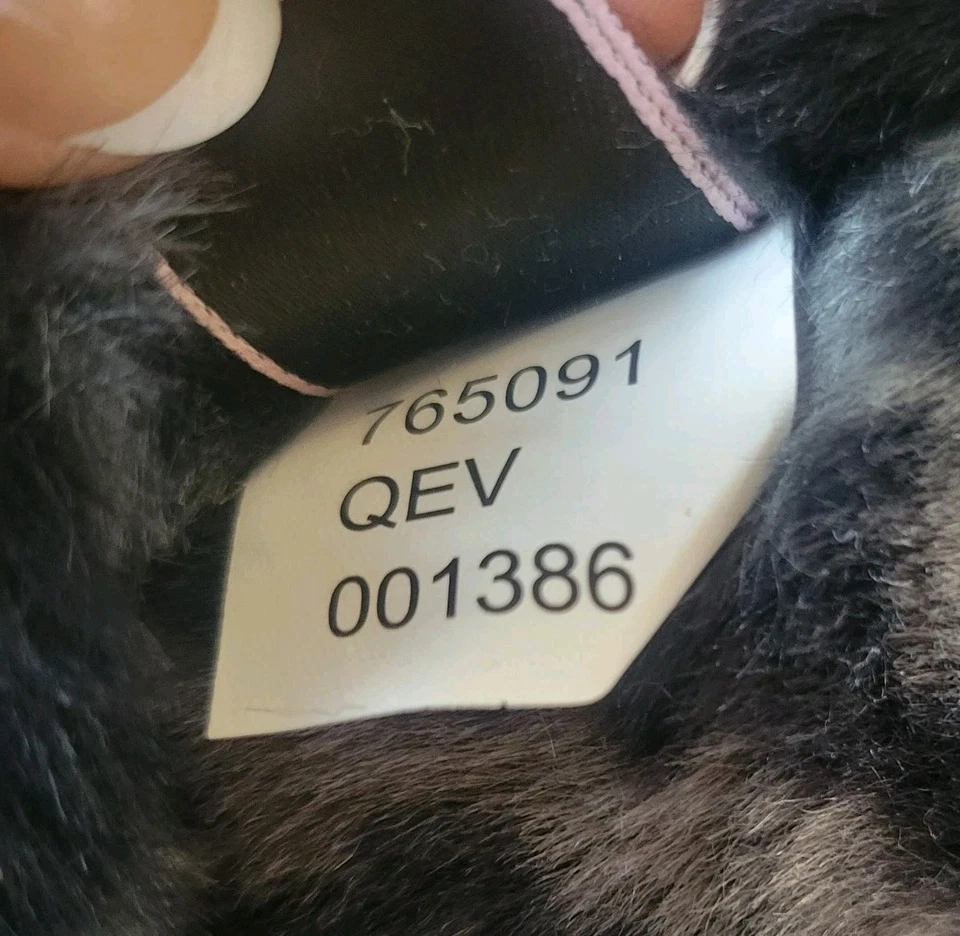 Zapatillas Victorias Secret Nuevas sin Etiquetas Piel Sintética Estampado Leopardo L Estampado Negro y Gris Foto 4 de 4