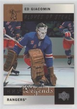 2001-02 Upper Deck Legends Ed Giacomin #85 HOF uy6