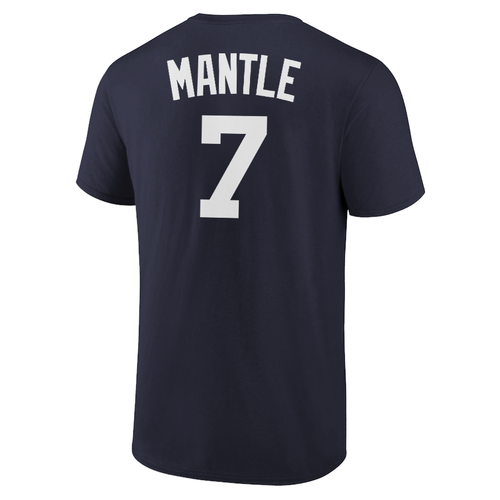 Mickey Mantle T-Shirt New York Yankees Spieler Name und Nummer Soft Jersey Tee - Bild 2 von 3