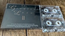 VARIOUS ARTISTS - THE GREATEST LOVE 2 - DOUBLE CASSETTE TAPE ALBUM 1988