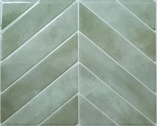 SMART TILES Peel and Stick Backsplash - 5 Sheets of 11.43" x 8.38" - 3D Adhes...