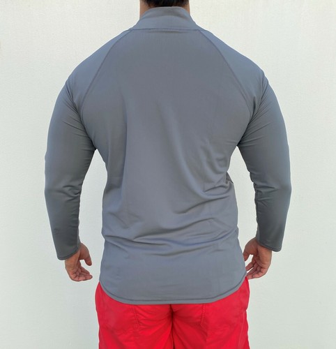 Mens Long Sleeve Plus Size Rash Guard Shirt Rashie 3XL 4XL 5XL 6XL 7X 8X/ LRPLRL - Picture 27 of 27