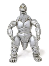 Vintage Silver Mecha Godzilla 1994 Toho Trendmasters Toy -needs cleaned