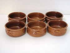 TEGAMINI CONFEZ 6 PEZZI TERRACOTTA TEGAME TEGAMI PASTA GNOCCHI FORNO RISTORANTE