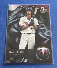 2023 Bowman Platinum Top Prospects #TOP-34 Noah Miller Minnesota Twins