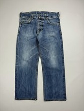 Pike Brothers Herren Selvedge Denim Back Buckle Jeans Größe 33