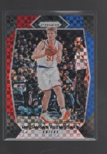 MINDAUGAS KUZMINSKAS 2017-18 PANINI PRIZM RED WHITE BLUE PRIZMS CARD #277
