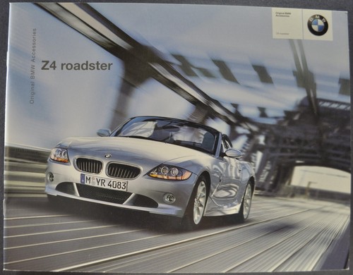 2003-2004 BMW Z4 Roadster Accessories Catalog Brochure Excellent ...