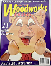 Scroll Saw Patterns Included Creative Woodworks  Crafts Issue 79- 2001- NEW