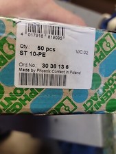 50x Phoenix Contact ST 10-PE 30 36 13 6 Ground terminal NEW FREE SHIP LOC M1 SHF
