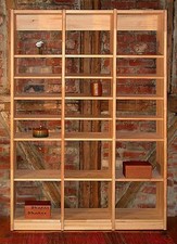 Regalsystem Regal Bücherregal Holz Kiefer massiv natur flexibel & erweiterbar