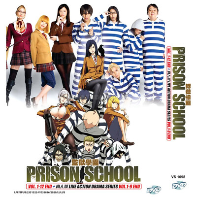Prison School (1-12 Ende + Live Action Drama) Anime DVD englischer Untertitel...