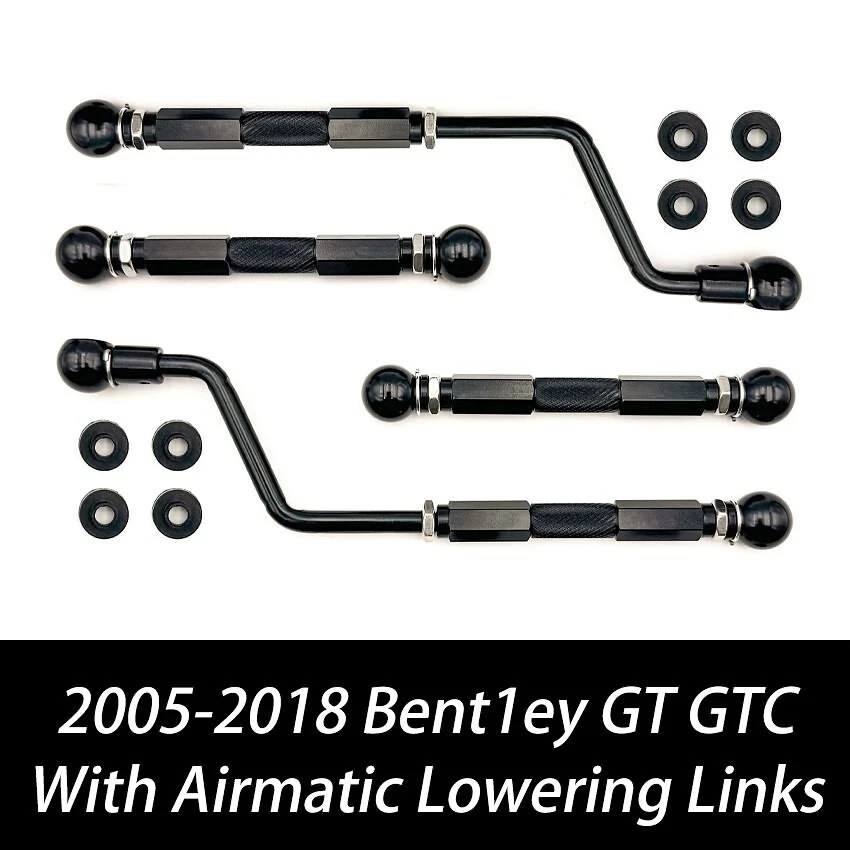 KIT MÓDULO SUSPENSIÓN ESLABONES DESCENSORES AJUSTABLES PARA BENTLEY CONTINENTAL GT GTC Foto 2 de 4