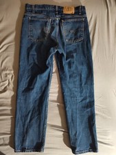 Vintage 80  s Men  s Levi  s 40509-0215 Orange Tab Size 36x30 Blue Jeans Made USA