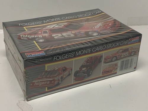 Monograma 1/24 #25 FOLGERS 1989 MONTE CARLO - TIM RICHMOND STOCK CAR - NOS - Imagen 2 de 8