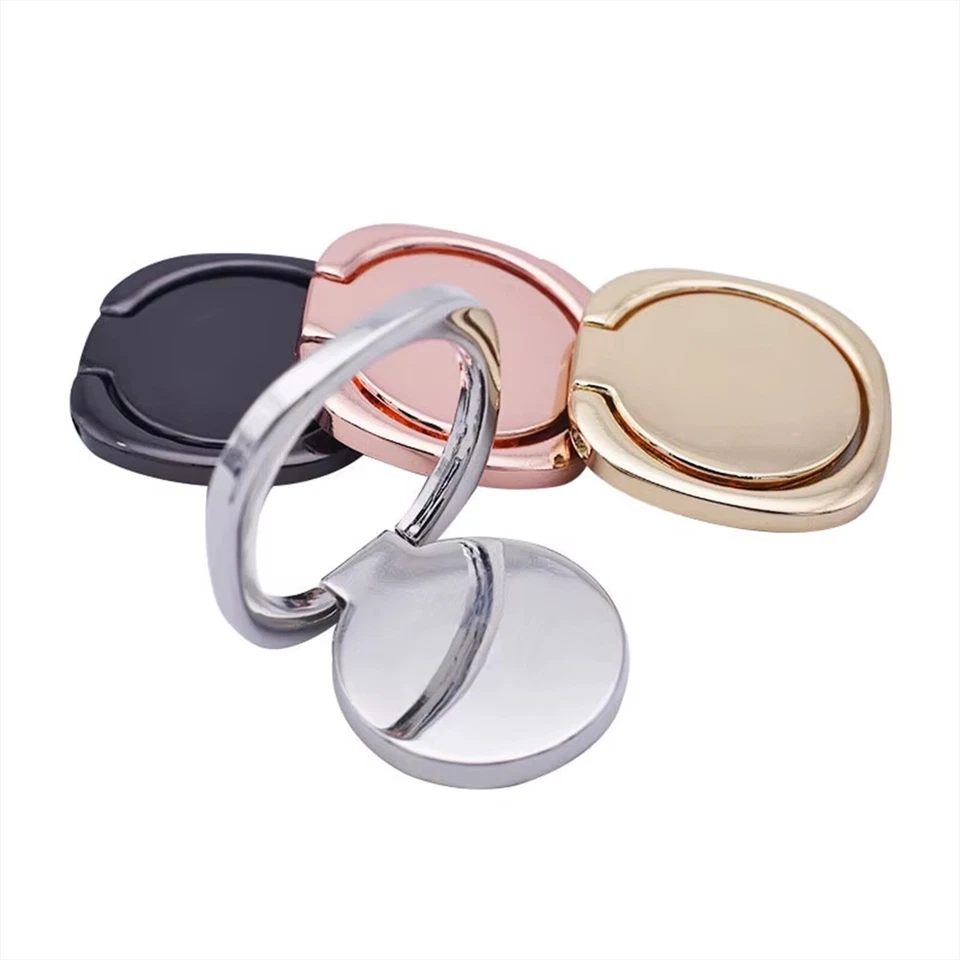 Mobile Phone Smartphone Ring Holder Finger Holder 360° Rotating Ultra Thin Phone Ring - Image 3 of 4