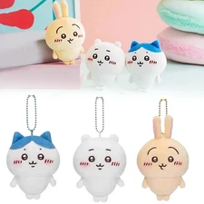 Chiikawa Mochitto Petit Mini Mascot Hachiware Plush Toy Keychain Gift