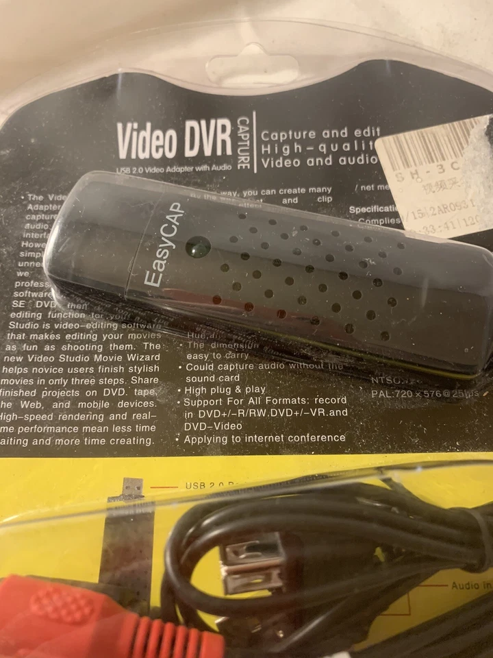 Easycap Video DVR USB2 Capture Card/Dongle with Audio - Image 2 of 4