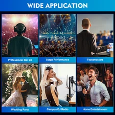 16 Channels Powered Bluetooth Studio Mixer Digital Mixer Mixing Console USB