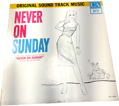 Never On Sunday (Original Sound Track Music) - United Artists 4070 - 12'' Record