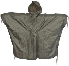 Mil-Tec 10630001 Men's Sz OSFM Black Ripstop Multi-Purpose Poncho