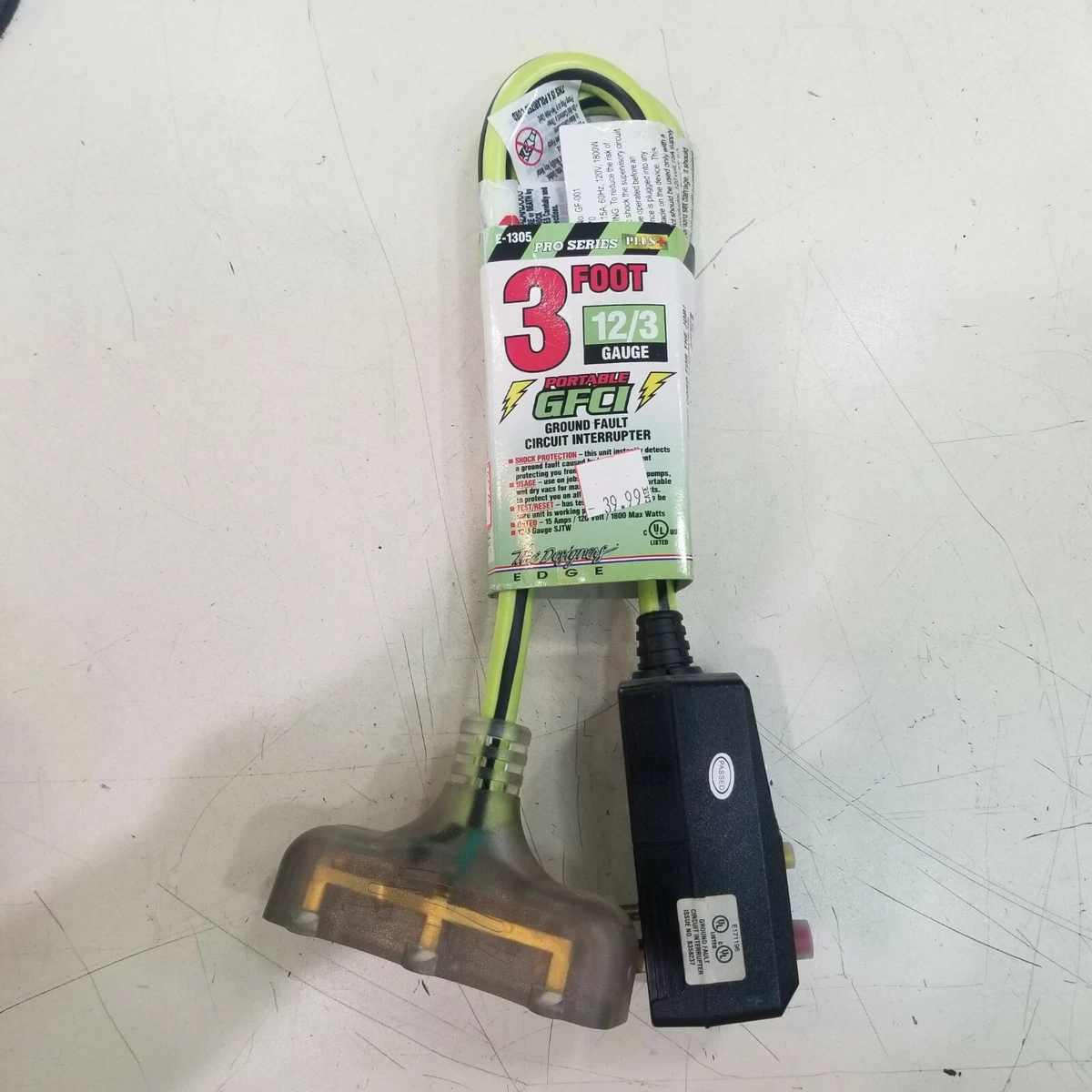 Gfci extension cord online
