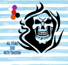 Grim Reaper Die Cut Vinyl Decal Carlaptopatv 53b