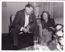 DIANA LEWIS Director W S VAN DYKE Vintage 1941 CANDID Dressing Room MGM DW Photo