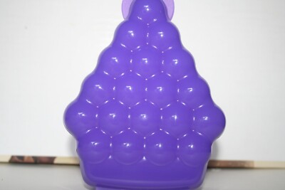 TUPPERWARE Forget Me Not Keeper Holder Storage Container Fruit Purple Grape
