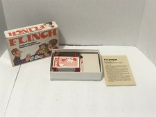 1963 FLINCH BY PARKER BROTHERS, THIS GAME IS MISSING 1 CARD REPLACEMENT PIECES 