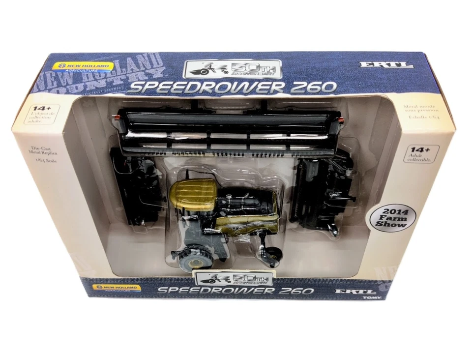 1/64 New Holland Speedrower 260 2014 Farm Show Gold Chaser - Image 2 of 3