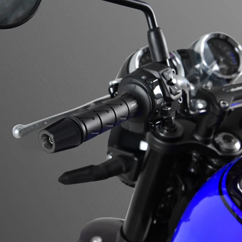 Para YAMAHA FZ1 FZ6 FZ8 Nuevo Manillar Manillar Empuñaduras Tapa Extremo Manija Tapones Tapa - Imagen 11 de 26